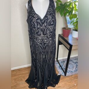Stunning Black sparkle dress size 16w